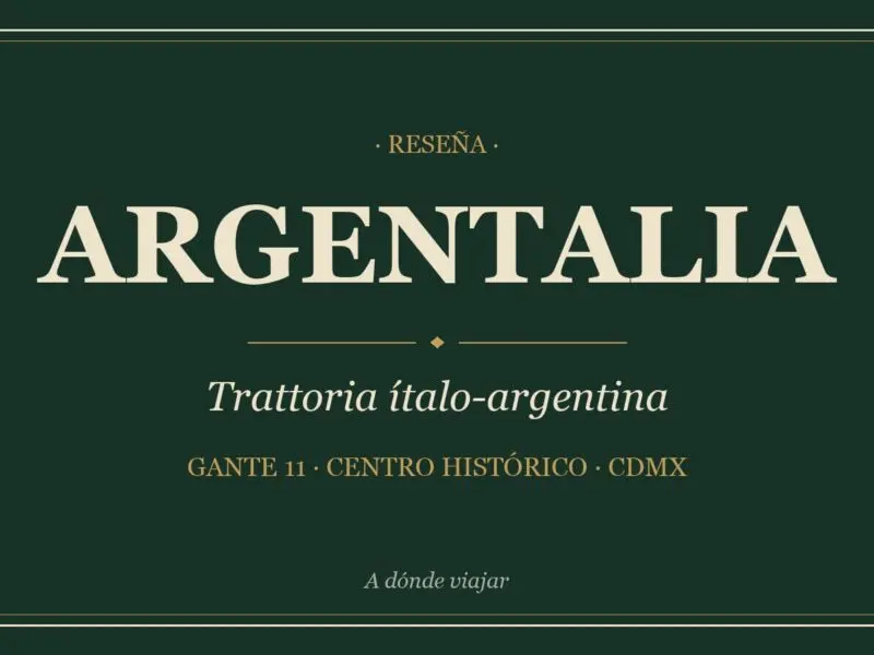 Argentalia (Centro Histórico): reseña del ítalo-argentino de Gante