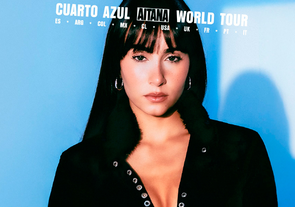 Cartel oficial de Aitana, Cuarto Azul World Tour, en el Auditorio Nacional