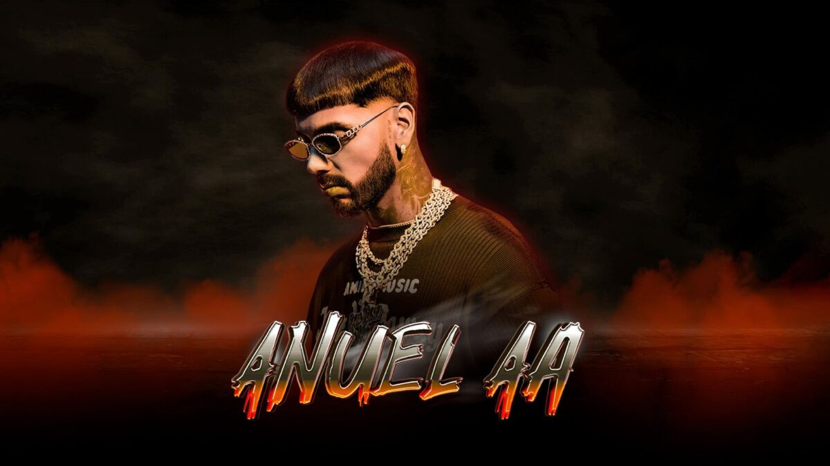 Arte oficial de Anuel AA para sus conciertos en Monterrey y Zapopan, abril de 2027
