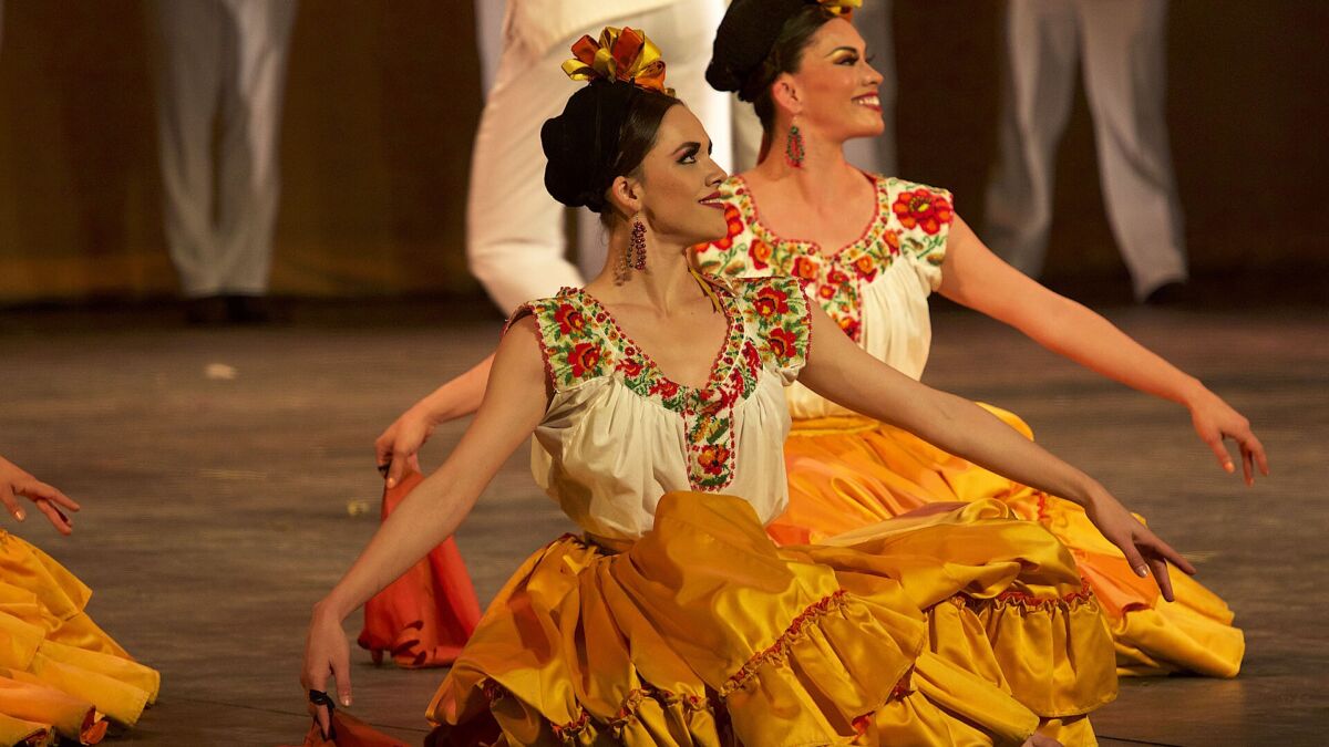 El Ballet Folklórico de México de Amalia Hernández en escena en el Teatro de la Ciudad Esperanza Iris en 2018