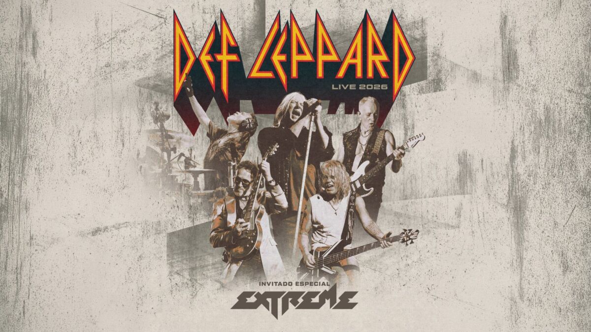 Def Leppard, imagen oficial de sus conciertos en la CDMX y Guadalajara
