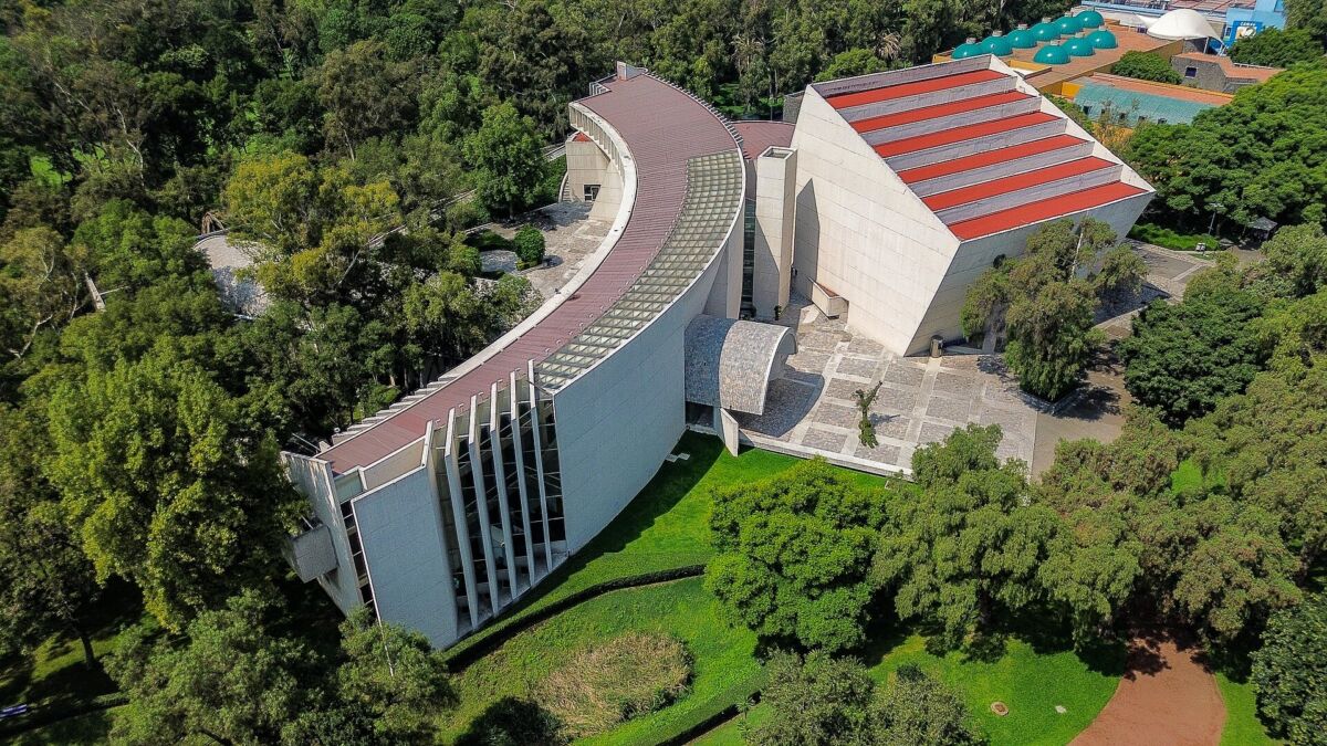 Vista aérea del Centro Nacional de las Artes, en la colonia Country Club de Coyoacán