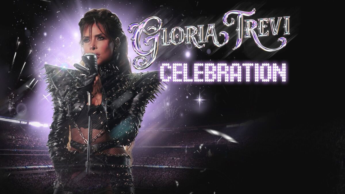 Gloria Trevi, imagen oficial de la gira Celebration en el Auditorio Nacional, Ciudad de México