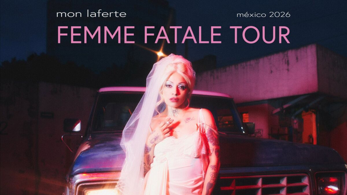 Mon Laferte, imagen oficial de su concierto en el Auditorio Banamex de Monterrey