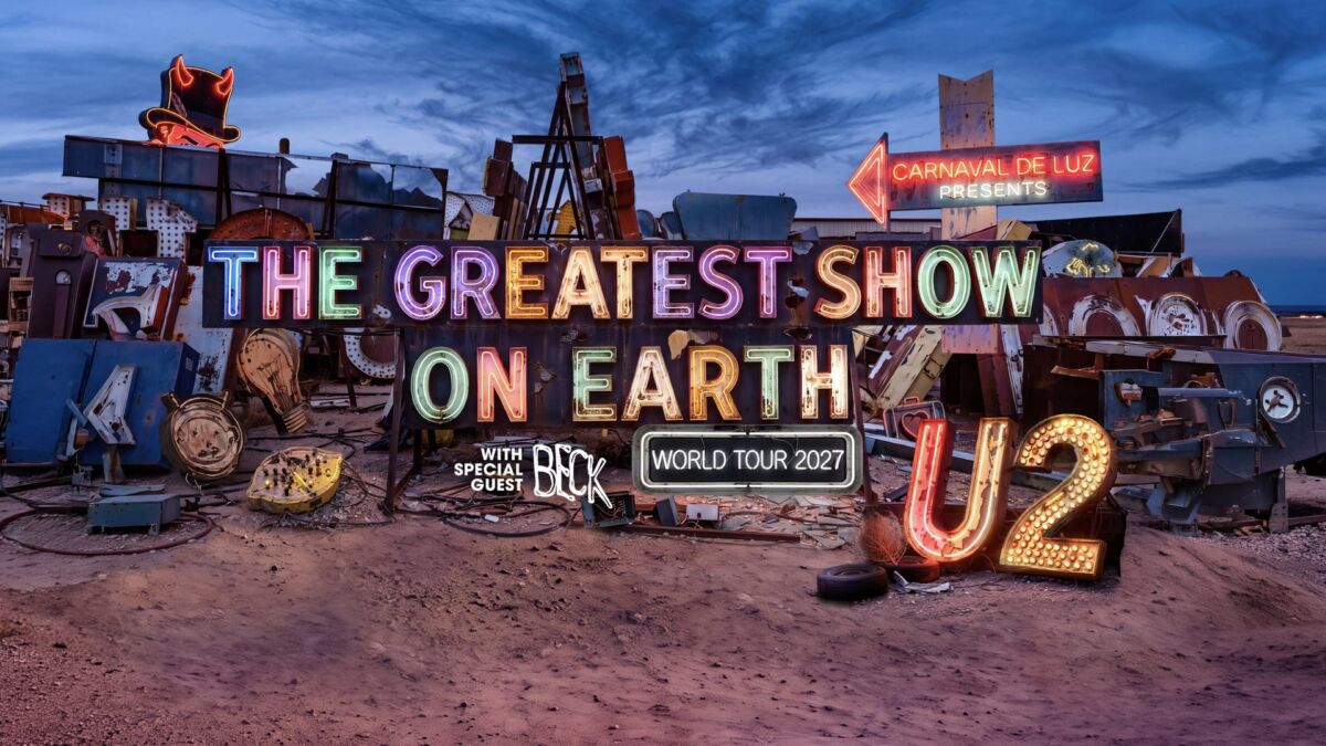 U2, imagen oficial de The Greatest Show On Earth en el Estadio GNP Seguros