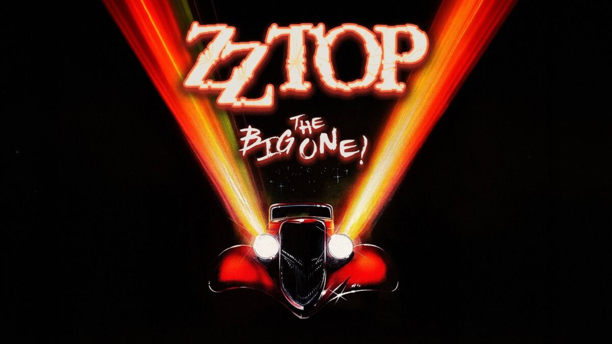 Arte oficial de ZZ Top para sus conciertos en México en noviembre de 2026