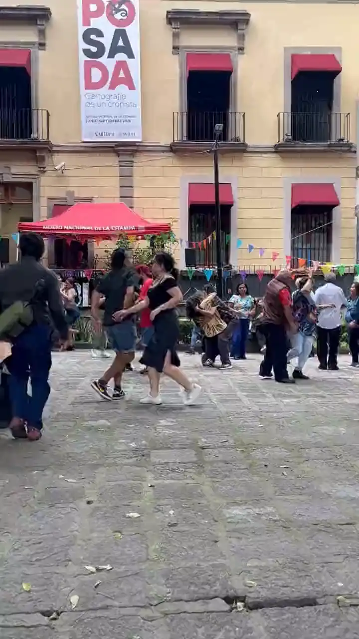 Expo «Posada» del Munae: baile en la plaza